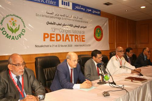 Démarrage du 13e congrès de la Société mauritanienne de Pédiatrie