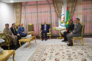 Le Président de la République reçoit la commissaire chargée du partenariat international de l’UE et l’envoyé spécial européen au Sahel