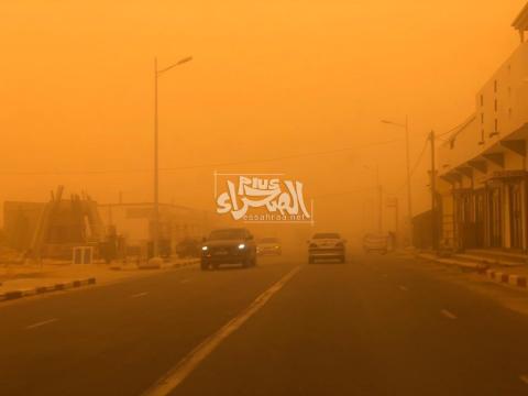 Une vague de poussière plonge Nouakchott dans une demi-obscurité!