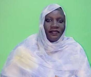 Mme Mariya Ladji Traoré, présidente de la section de l’Union de la Presse Francophone (UPF-Mauritanie)