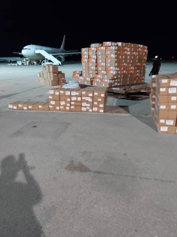 Lutte contre le coronavirus: L’avion cargo d’Arise Lutte contre le coronavirus: L’avion cargo d’Arise