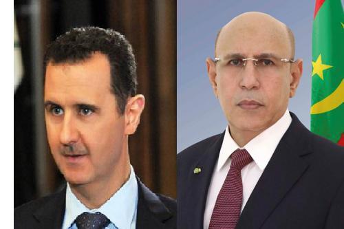 Le Président de la République félicite son homologue syrien à l'occasion de la fête nationale de son pays Le Président de la République félicite son homologue syrien à l'occasion de la fête nationale de son pays