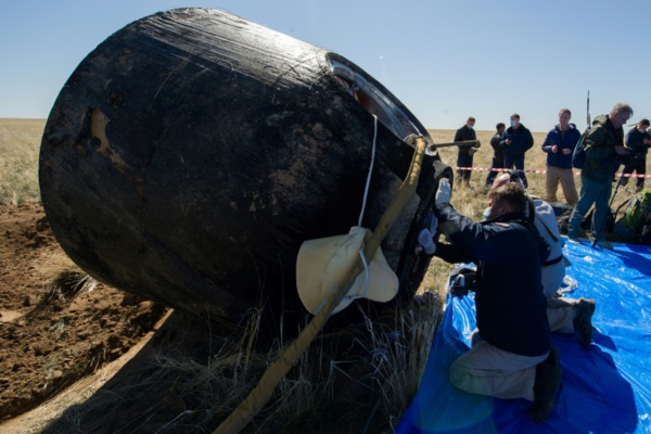 Retour sur Terre de l'équipage de l'ISS en pleine pandémie de Covid-19
