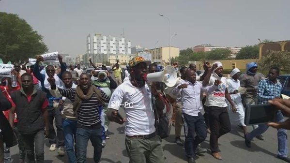 Mauritanie : répression d’une manifestation anti-raciste ( photos ) Mauritanie : répression d’une manifestation anti-raciste ( photos )