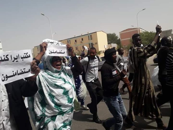Mauritanie : répression d’une manifestation anti-raciste ( photos ) Mauritanie : répression d’une manifestation anti-raciste ( photos )