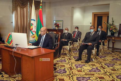 Le Président de la République préside la téléconférence au sommet du G5-Sahel Le Président de la République préside la téléconférence au sommet du G5-Sahel
