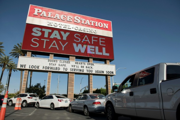 A Las Vegas, les casinos reconvertis en banques alimentaires en attendant la réouverture