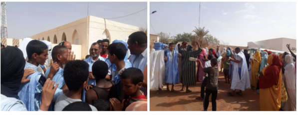 Manifestation contre la soif au Hodh El Garbi Manifestation contre la soif au Hodh El Garbi