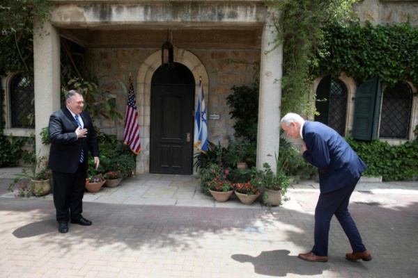 En visite à Jérusalem, Pompeo discute Iran et annexion de territoires palestiniens En visite à Jérusalem, Pompeo discute Iran et annexion de territoires palestiniens