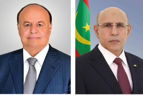 Le Président de la République félicite son homologue du Yémen Le Président de la République félicite son homologue du Yémen