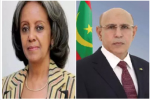 Ghazouani félicite son homologue éthiopien Mme Sahle-Work Zewde Ghazouani félicite son homologue éthiopien Mme Sahle-Work Zewde