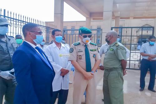 Le wali de l’Assaba visite le centre hospitalier de Kiffa Le wali de l’Assaba visite le centre hospitalier de Kiffa
