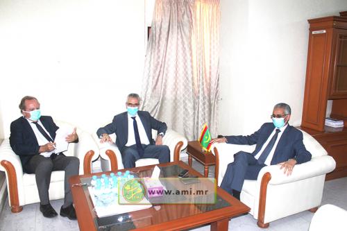 Le Délégué Général de « TAAZOUR » reçoit l’Ambassadeur de France en Mauritanie