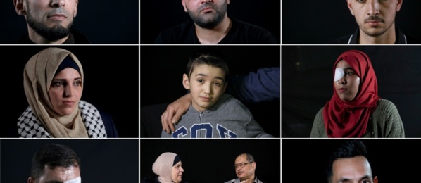 Les yeux grands blessés: le "monde d'après" de Palestiniens éborgnés en manifs Les yeux grands blessés: le "monde d'après" de Palestiniens éborgnés en manifs