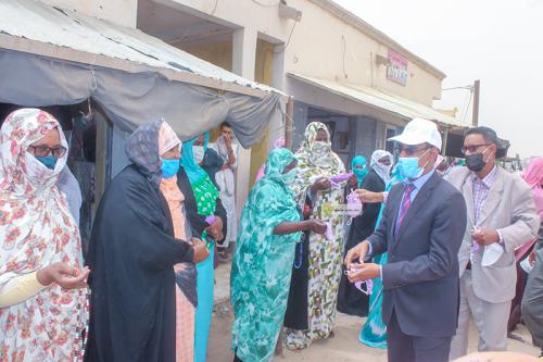 Nouakchott : Campagne de distribution de masques aux marchés des femmes Nouakchott : Campagne de distribution de masques aux marchés des femmes