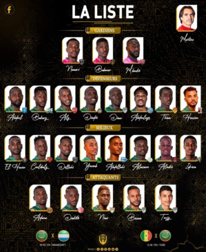 Contre la Sierra Leone et le Sénégal: Martins communique la liste des 24 Mourabitoune Contre la Sierra Leone et le Sénégal: Martins communique la liste des 24 Mourabitoune