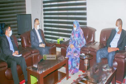 La présidente du Conseil régional de Nouakchott se réunit avec l’ambassadeur iranien