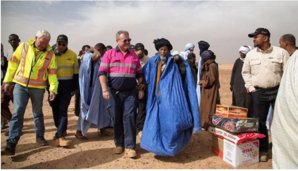 Importante contribution de la société Kinross Tasiast aux recettes de l’état Importante contribution de la société Kinross Tasiast aux recettes de l’état