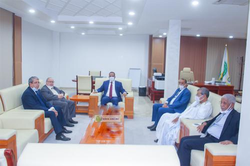 Le président du patronat s’entretient avec le directeur général de l’agence algérienne de coopération internationale