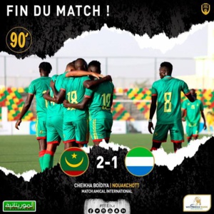 Amical : la Mauritanie s’arrache, le Congo s’incline