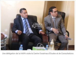 La HAPA visite le Centre Essahraa d’Etudes et de Consultations La HAPA visite le Centre Essahraa d’Etudes et de Consultations