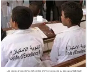 Les Ecoles d'Excellence raflent les premières places au baccalauréat 2020 Les Ecoles d'Excellence raflent les premières places au baccalauréat 2020