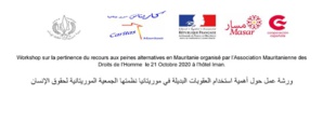 Recours aux peines alternatives préconisées en Mauritanie Recours aux peines alternatives préconisées en Mauritanie