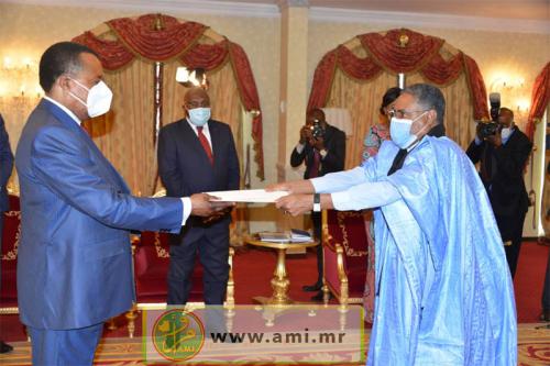 Présentation des lettres de créance du nouvel ambassadeur de Mauritanie auprès de la République du Congo Présentation des lettres de créance du nouvel ambassadeur de Mauritanie auprès de la République du Congo