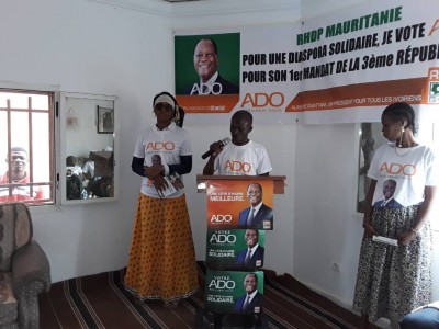 Nouakchott: ouverture officielle de la campagne présidentielle pour le RHDP