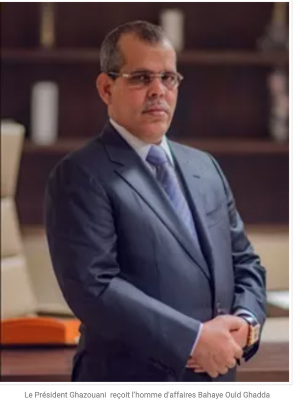 Le Président Ghazouani  reçoit l’homme d’affaires Bahaye Ould Ghadda Le Président Ghazouani  reçoit l’homme d’affaires Bahaye Ould Ghadda