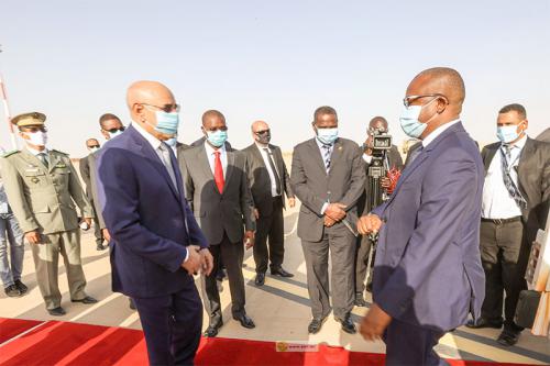 Arrivée à Nouakchott du président de la République de Guinée Bissau Arrivée à Nouakchott du président de la République de Guinée Bissau