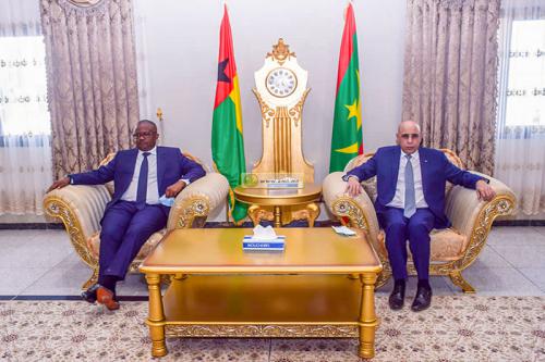 Le Président de la République s’entretient avec son homologue de Guinée-Bissau Le Président de la République s’entretient avec son homologue de Guinée-Bissau
