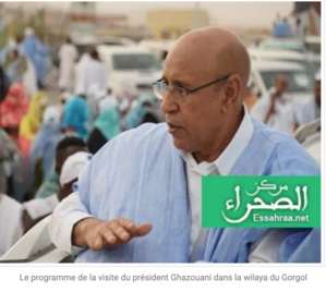 Le programme de la visite du président Ghazouani dans la wilaya du Gorgol