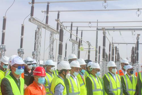 Le ministre du Pétrole, s’acquiert de l’état d’avancement des travaux des projets de la ligne électrique et de la station éolienne