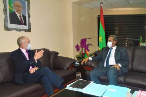 Le ministre du Développement rural reçoit l’ambassadeur britannique