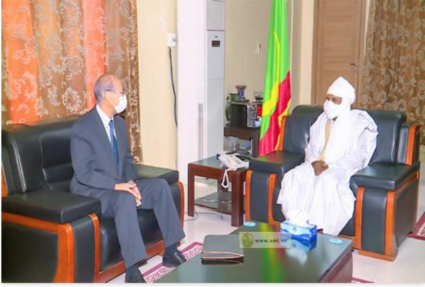 Le président de l’Assemblée nationale reçoit l’ambassadeur du Japon Le président de l’Assemblée nationale reçoit l’ambassadeur du Japon