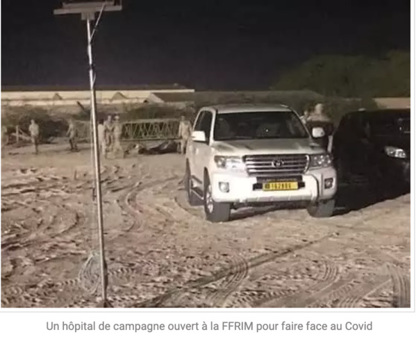 Un hôpital de campagne ouvert à la FFRIM pour faire face au Covid Un hôpital de campagne ouvert à la FFRIM pour faire face au Covid