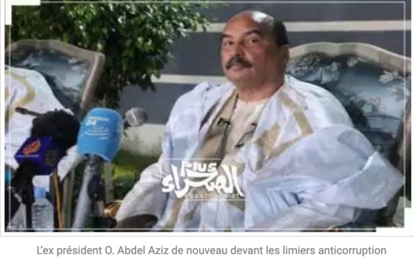 L’ex président O. Abdel Aziz de nouveau devant les limiers anticorruption L’ex président O. Abdel Aziz de nouveau devant les limiers anticorruption