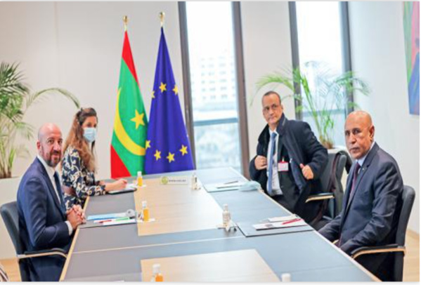 Le Président de la République s’entretient avec le Président du Conseil de l’Europe