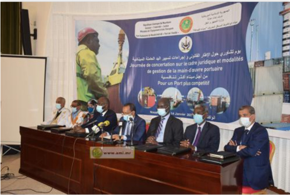 Concertation sur le cadre juridique et les procédures de gestion de la main d’œuvre portuaire Concertation sur le cadre juridique et les procédures de gestion de la main d’œuvre portuaire