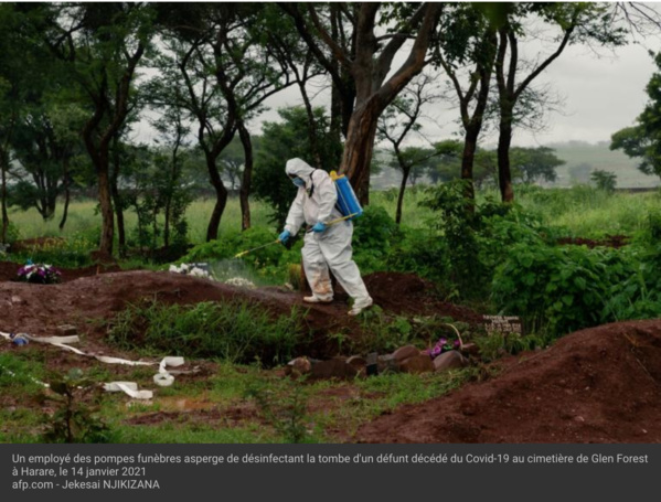 Covid-19 au Zimbabwe : des victimes enterrées à l'endroit de leur mort, sans cérémonie