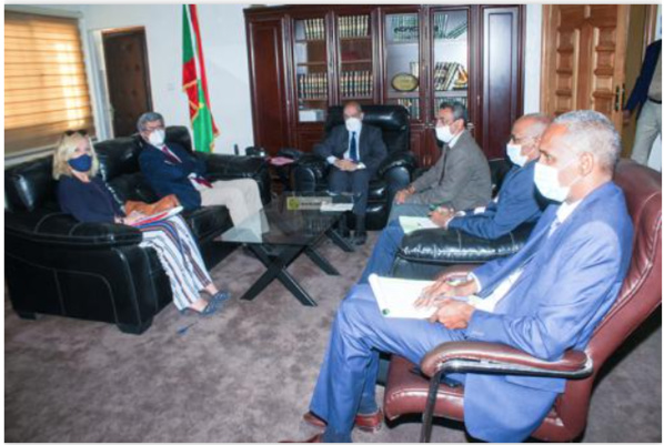 Le ministre de la justice s’entretient avec l’ambassadeur chef de la délégation de l’UE Le ministre de la justice s’entretient avec l’ambassadeur chef de la délégation de l’UE