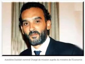 Azeddine Daddah nommé Chargé de mission au Ministère de l'Economie Azeddine Daddah nommé Chargé de mission au Ministère de l'Economie