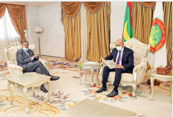 Le président de la République réceptionne un message du président sahraoui Le président de la République réceptionne un message du président sahraoui