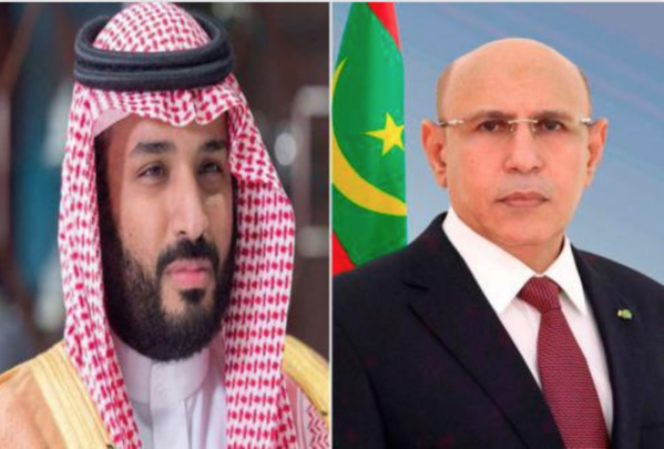 Le Président de la République reçoit une communication téléphonique du Prince héritier du Royaume d'Arabie Saoudite Le Président de la République reçoit une communication téléphonique du Prince héritier du Royaume d'Arabie Saoudite