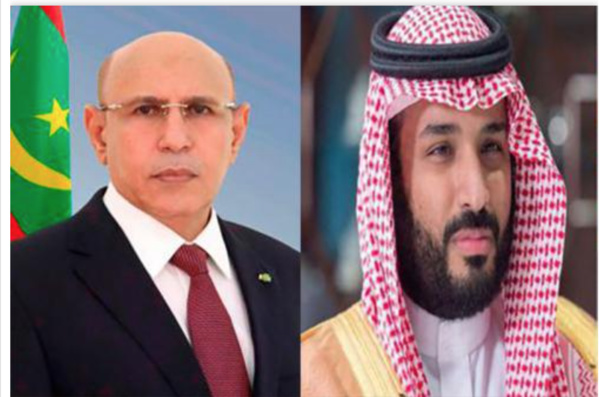 Le Président de la République salue l'initiative du Prince héritier d'Arabie Saoudite Le Président de la République salue l'initiative du Prince héritier d'Arabie Saoudite