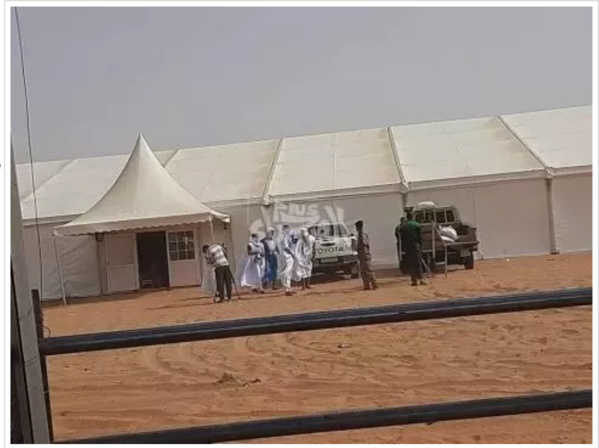 Photos : en attendant Ghazouani, préparatifs d’ouverture de la foire de l’élevage à Timbedra
