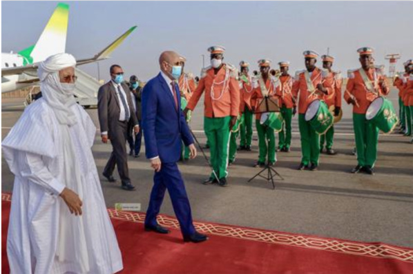 Le Président de la République arrive à Niamey Le Président de la République arrive à Niamey