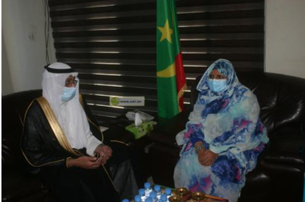 La présidente du Conseil régional de Nouakchott reçoit l’ambassadeur saoudien La présidente du Conseil régional de Nouakchott reçoit l’ambassadeur saoudien