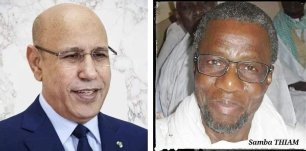 Le président Ghazouani reçoit Samba Thiam président des FPC Le président Ghazouani reçoit Samba Thiam président des FPC
